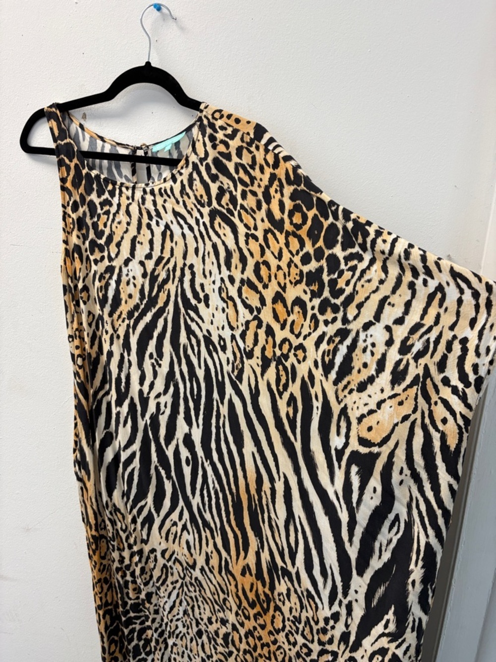 Melissa Odabash Set animal print cheetah bathing suit with matching Kaftan - Picture 7 of 11